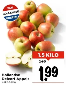 Aanbieding: Hollandse Delcorf Appels