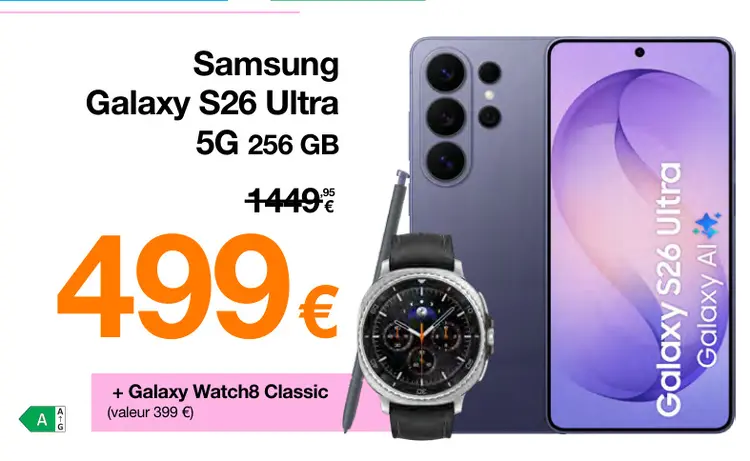 Offre: Galaxy S26 Ultra