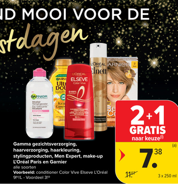 Aanbieding: Lo'Oréal Paris en Garnier