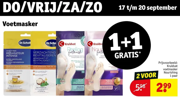 Aanbieding: Voetmasker