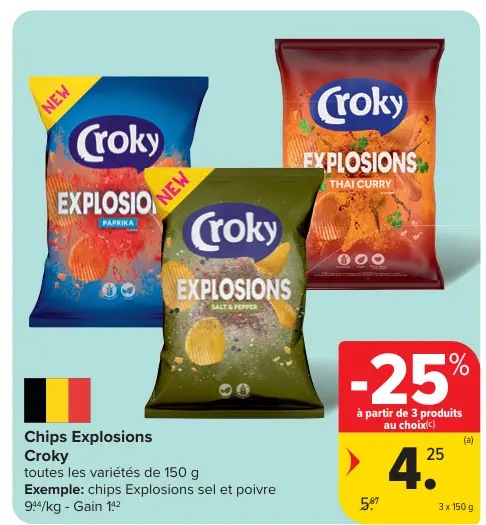 Offre: Chips Explosions