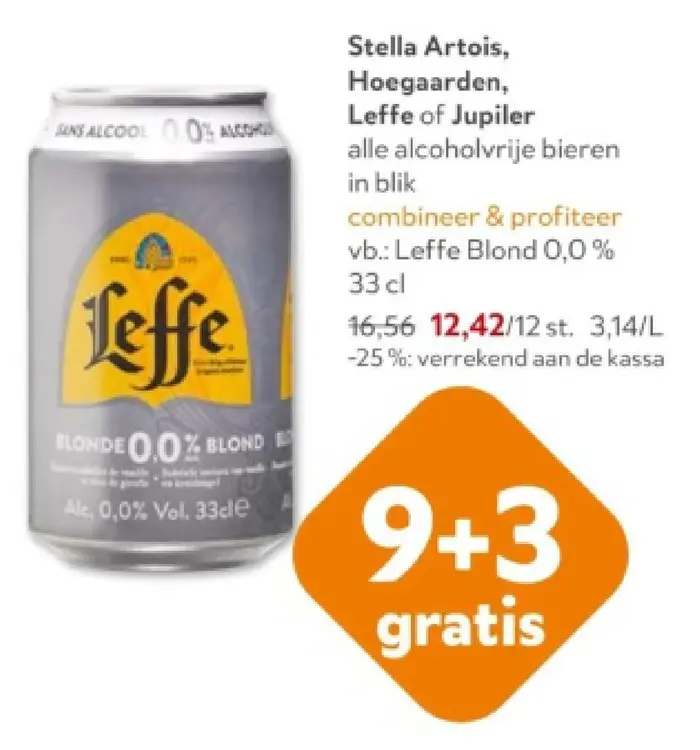 Promotie: Leffe Blond 0,0%