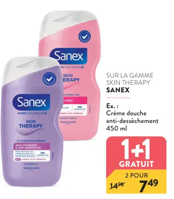 Offre: Crème douche anti-dessèchement