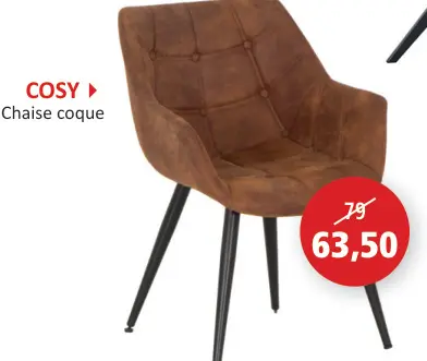 Offre: Chaise coque Cosy