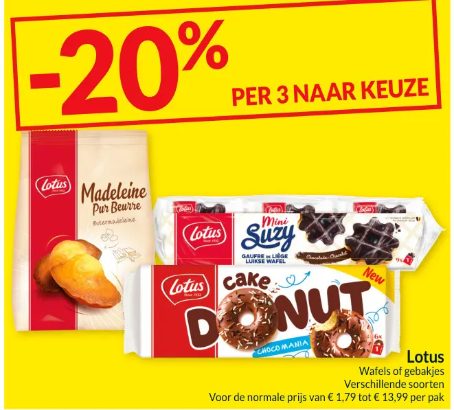 Promotie: Wafels of gebakjes