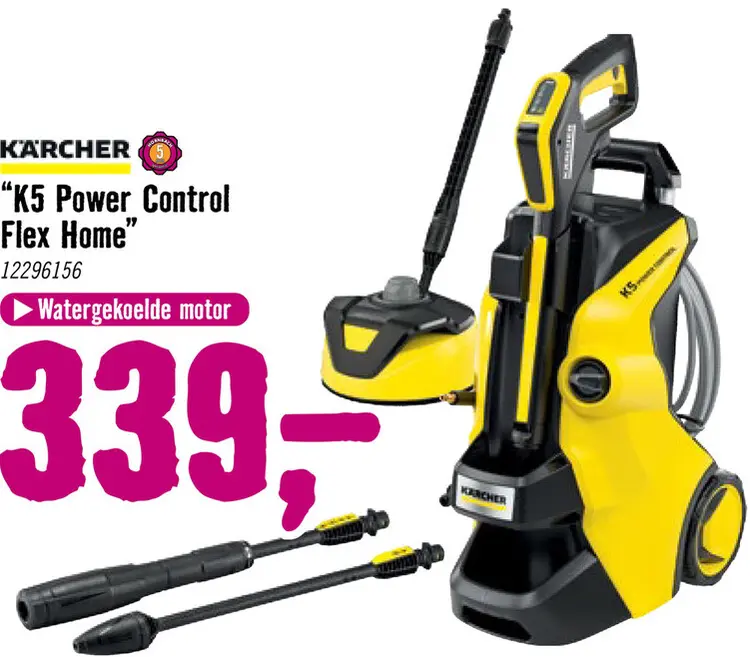 Aanbieding: Hogedrukreiniger K5 Power Control Flex Home