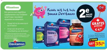 Aanbieding: 2 x Junior Multivitaminen gummies + gratis potlood