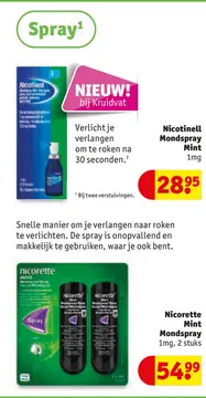 Aanbieding: Nicotinell en Nicorette