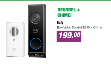 Aanbieding: Eufy Video Deurbel E340 + Chime