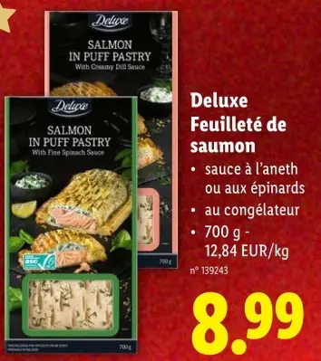 Offre: Deluxe Feuilleté de saumon