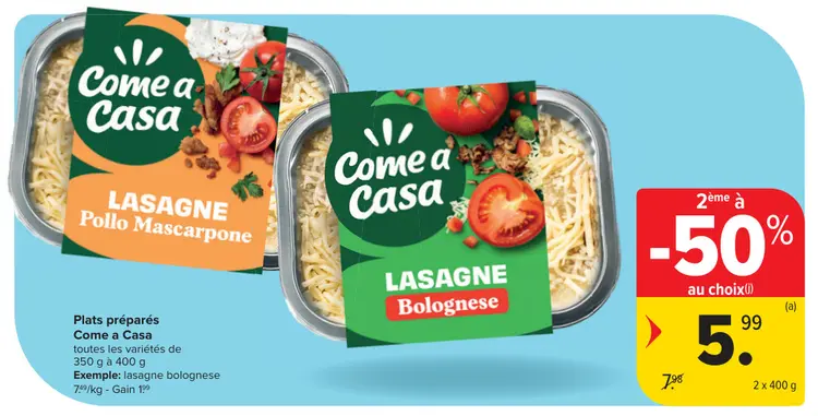 Offre: Lasagne