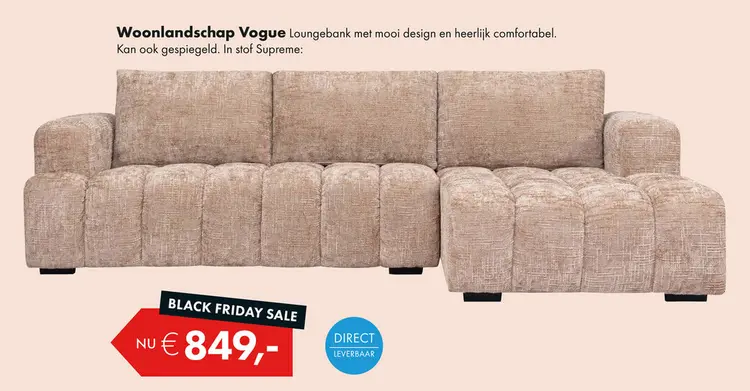 Aanbieding: Vogue loungebank