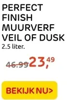 Aanbieding: PERFECT FINISH MUURVERF VEIL OF DUSK