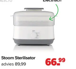 Aanbieding: Alecto Electrische Stoom Sterilisator Witch Drying Function BF55