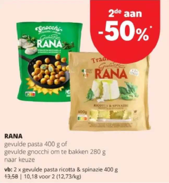 Promotie: Gevulde pasta of gevulde gnocchi om te bakken