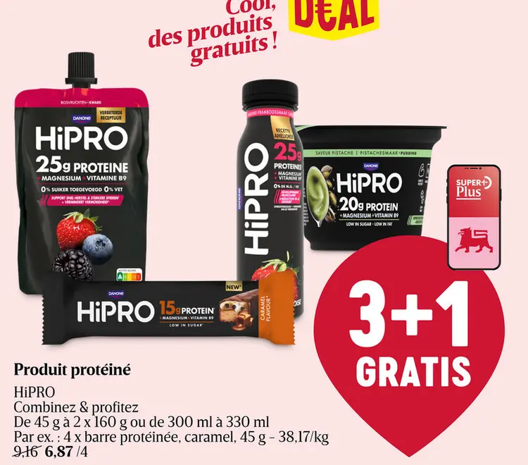 Offre: Produit protéiné HiPRO