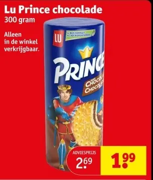 Aanbieding: Prince chocolade
