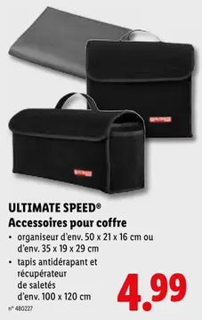 Offre: Accessoires pour coffre