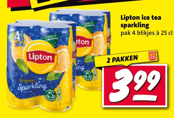 Aanbieding: Lipton ice tea sparkling
