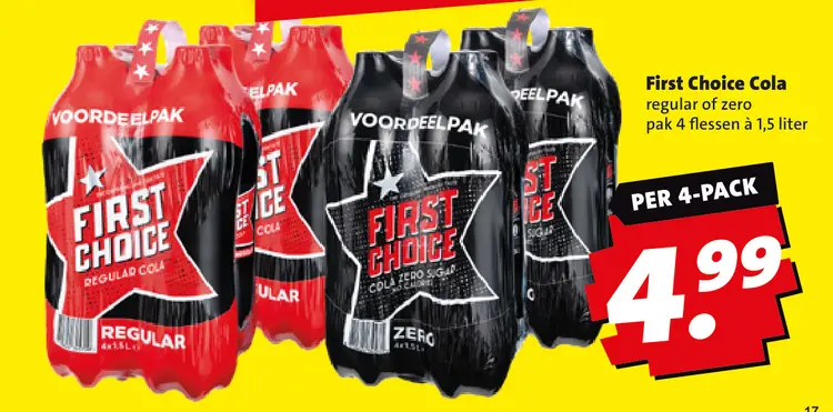 Aanbieding: First Choice Cola