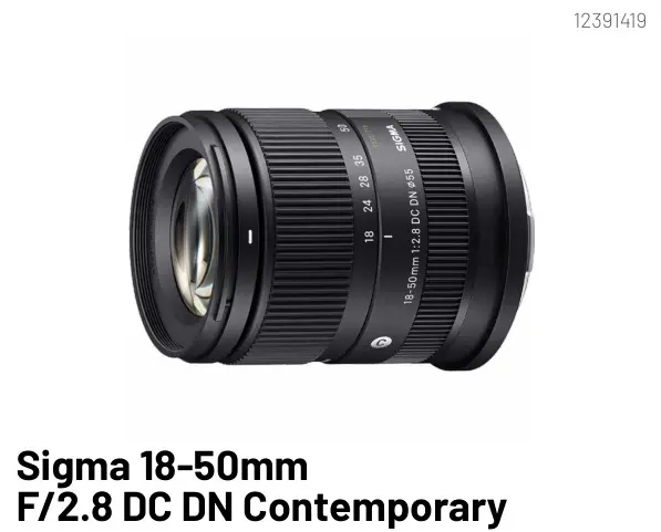 Promotie: Sigma 18-50mm F/2.8 DC DN Contemporary