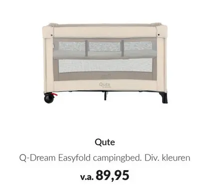 Aanbieding: Q-Dream Easyfold campingbed
