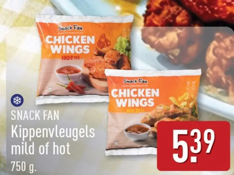 Aanbieding: Kippenvleugels mild of hot