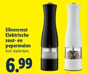 Aanbieding: Elektrische zout en pepermolen