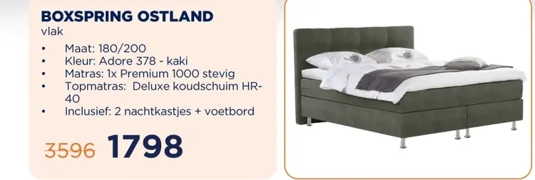 Aanbieding: Boxspring Ostland