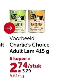 Promotie: Charlie's Choice Adult Lam