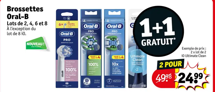 Offre: Brosses à dents Oral-B