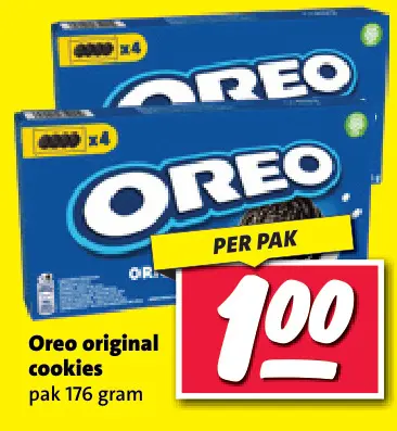 Aanbieding: Oreo original cookies