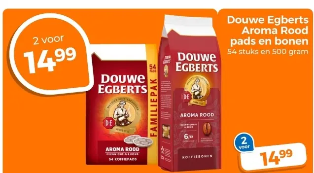 Aanbieding: Douwe Egberts Aroma Rood