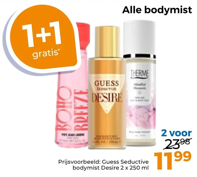 Aanbieding: Alle bodymist