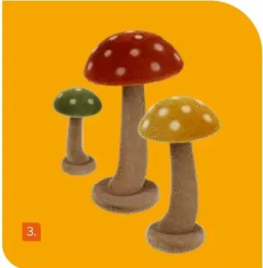 Promotie: Paddenstoel decoratief