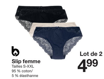 Offre: Slip femme