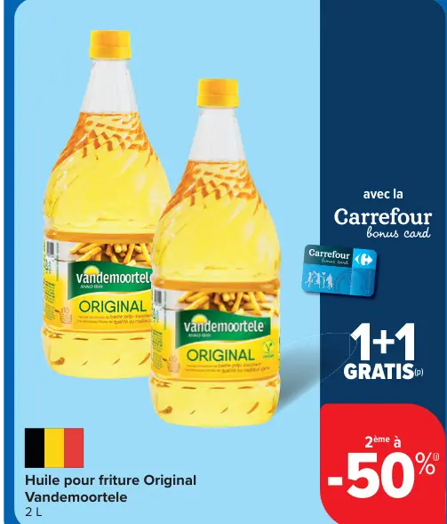 Offre: Huile pour friture Original