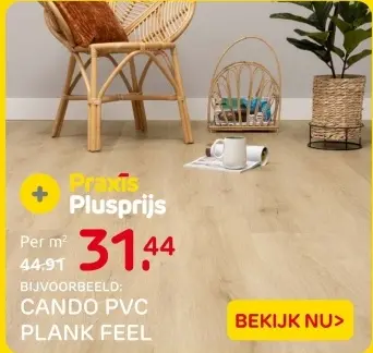 Aanbieding: Cando pvc plank feel