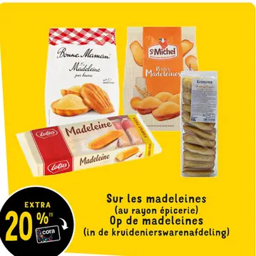 Offre: Sur les madeleines