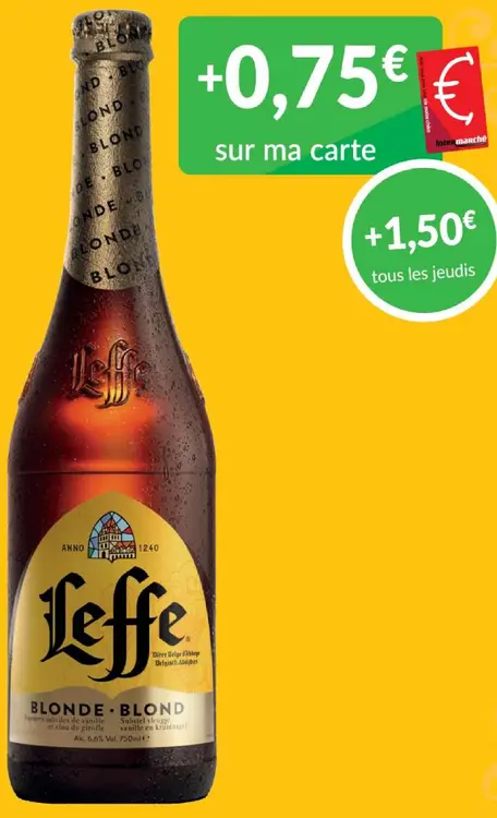 Offre: Blonde ou brune en bouteille
