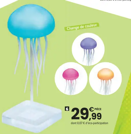 Offre: Lampe méduse dansante