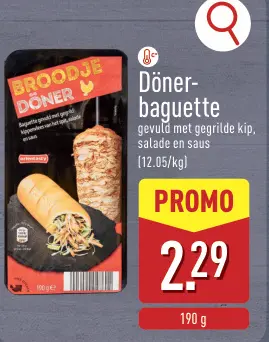 Aanbieding: Döner-baguette