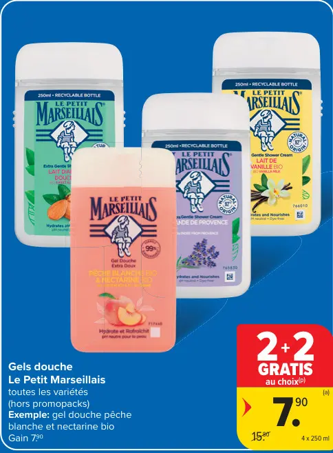Offre: Gels douche