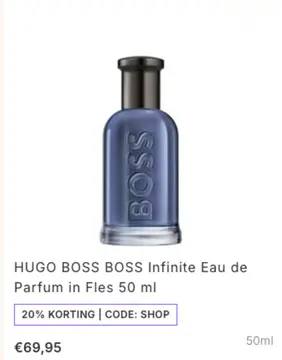 Aanbieding: HUGO BOSS BOSS Infinite Eau de Parfum in Fles