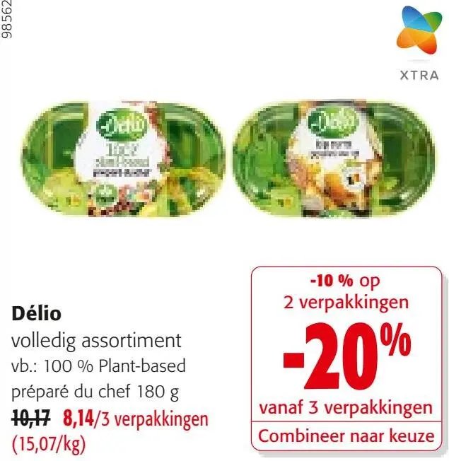 Promotie: volledig assortiment vb.: 100% Plant-based pr