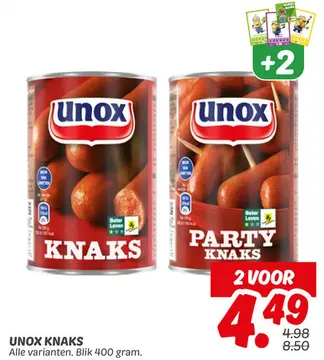 Aanbieding: Unox knaks