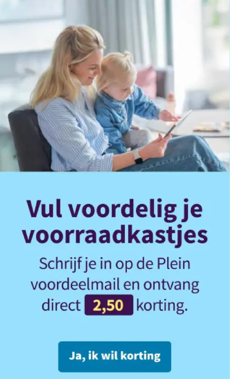 Aanbieding: Vul voordelig je voorraadkastjes
