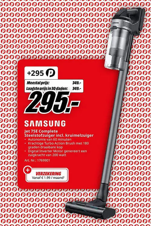 Aanbieding: Jet 75E Complete Steelstofzuiger incl. kruime