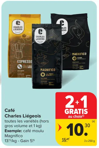 Offre: Café