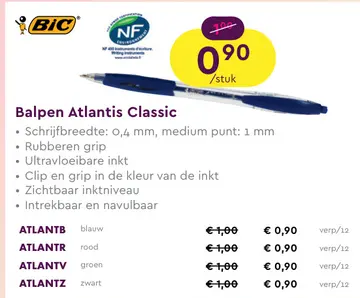 Aanbieding: Balpen Atlantis Classic